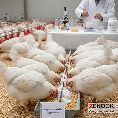 نقش اکسید منیزیم در بهبود عملکرد و سلامت طیور تخم‌گذار